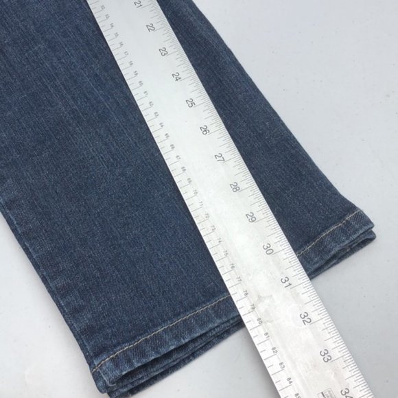 PREMIUM NINE WEST STRETCH STRAIGHT JEANS 12/30x31 MADE IN JORDAN 🇯🇴 - Picture 9 of 13